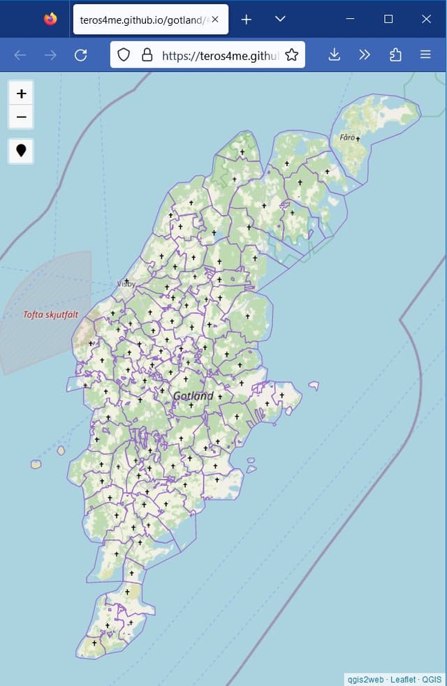 Miniatyrbild av webbkarta